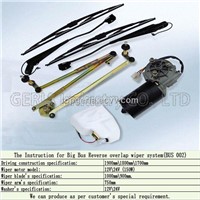 Wiper system for bus auto truck marine