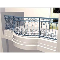 Wrought iron balcony balustrade HT-B001