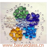 color glass pebbles