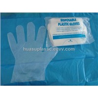 disposable plastic PE gloves