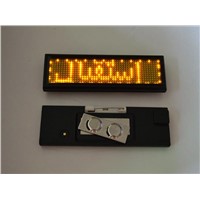 led name badge,led name tags,led rechargeable mini display-B1248