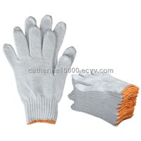 safety cotton knitted gloves