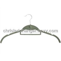 Shirt Hanger with Tie Bar and Cascading Hook
