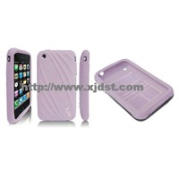 silicone mobile phone case anit radiation skin for iphone 4g