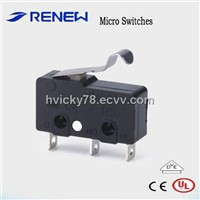 simulated roller lever/R-shape lever type mini micro switch