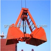 single cable suspended grab bucket