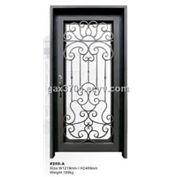 soundproof front iron door HT-207A