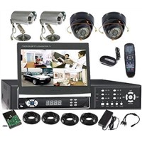 Uvistar 4-CH Stand Alone DVR with 7&amp;quot;  TFT Monitor