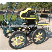 four wheels horse carriage