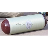CNG hoop wrapped steel lined cylinders for vehicles