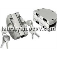 Openning inside and outside double door lock for half-round double locks HJ-628A