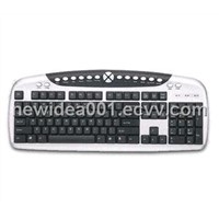 107-key Wired Multimedia Keyboard