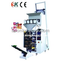 4-heads linear weighing vertical packing machine