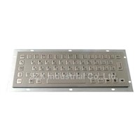 64keys Vandal Proof Industrial Metal Keyboard,kiosk keyboard