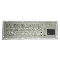 67keys industrial metal keyboard with tpouchpad