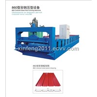 860 Roof Panel Roll Forming Machine
