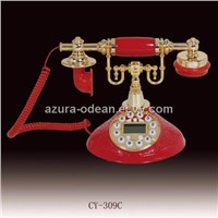 Antique/classical telephone for hotel/office supply/home decoration/craft gifts(CY-309C)
