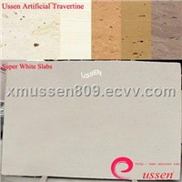 Artificial Travertine-Super White