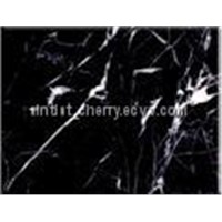Black white strip marble
