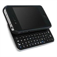 Bluetooth Wireless Sliding Keyboard With Case For Iphone4
