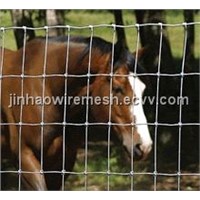 Cattle wire mesh fence