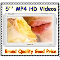 Cheap China Brand Quality 5 inch MP4 player HD videos 720P TV-OUT