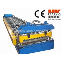 Colored roof tile roll forming machine