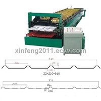 Double layer roofing forming machines