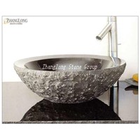 Granite vanity sink