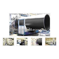HDPE hollow wall winding pipe production line