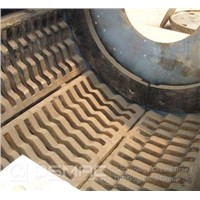 Highly efficient liner plate for cement grinding equipment