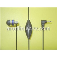 In-ear type earphone-housing, with any color rubber ring. handsfree earphone