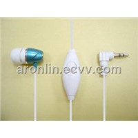 In-ear type earphone-housing, with big, middle ,small size(any color you want) rubber ring.
