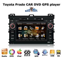 Koason Toyota Prado CAR DVD GPS Player with 7-Inch Touch Screen/Radio(RDS)/Bluetooth/IPOD/SD/USB/GPS