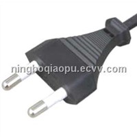 Korea 2 pin power plug|power supply cord|Korean KTL Power cords|K01 power cord|Korea KTL power cord