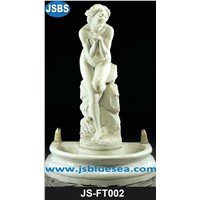 Marble nude lady fountain