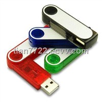 Mass Storage Full Color Swirl Plastic USB Flash Drive