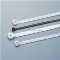 Nylon Stainless Steel Inlay Block Ties / Nylon Cable Tie