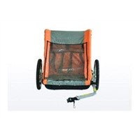 Orange Double Child Bike Trailer With CE