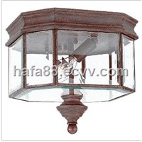 Outdoor copper lighting in antique brown finish, Brass copper ceiling light , Antique Brass IP44