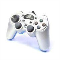 PC wired vibration game joystick with 12bbuttons 4axis support turbo/slow function