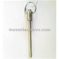 Ring handle quick release ball lock pin