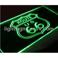 Route66 route 66 sign led sign board  light sign led display
