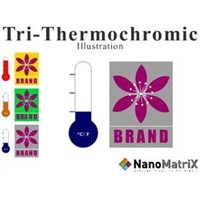 Thermochromic ink, 2 or 3 colors