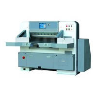 Touch Screen Single Hydraulic Double Guide Paper Cutting Machine