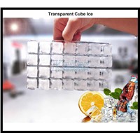 Transparent and Crystal Cube Ice