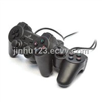 USB Wired Double Game Controllers with Turbo and Clear Functions, Various Colors are Available