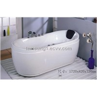 acrylic  massage bathtub