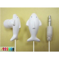 animal earphone mp3 earphone cute dophin