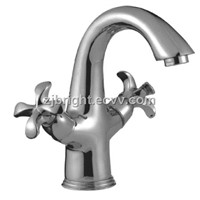 double handle basin mixer